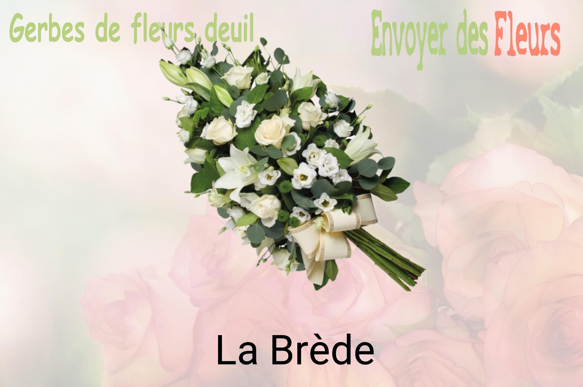 Gerbe de fleurs de deuil livrée à La Brède
